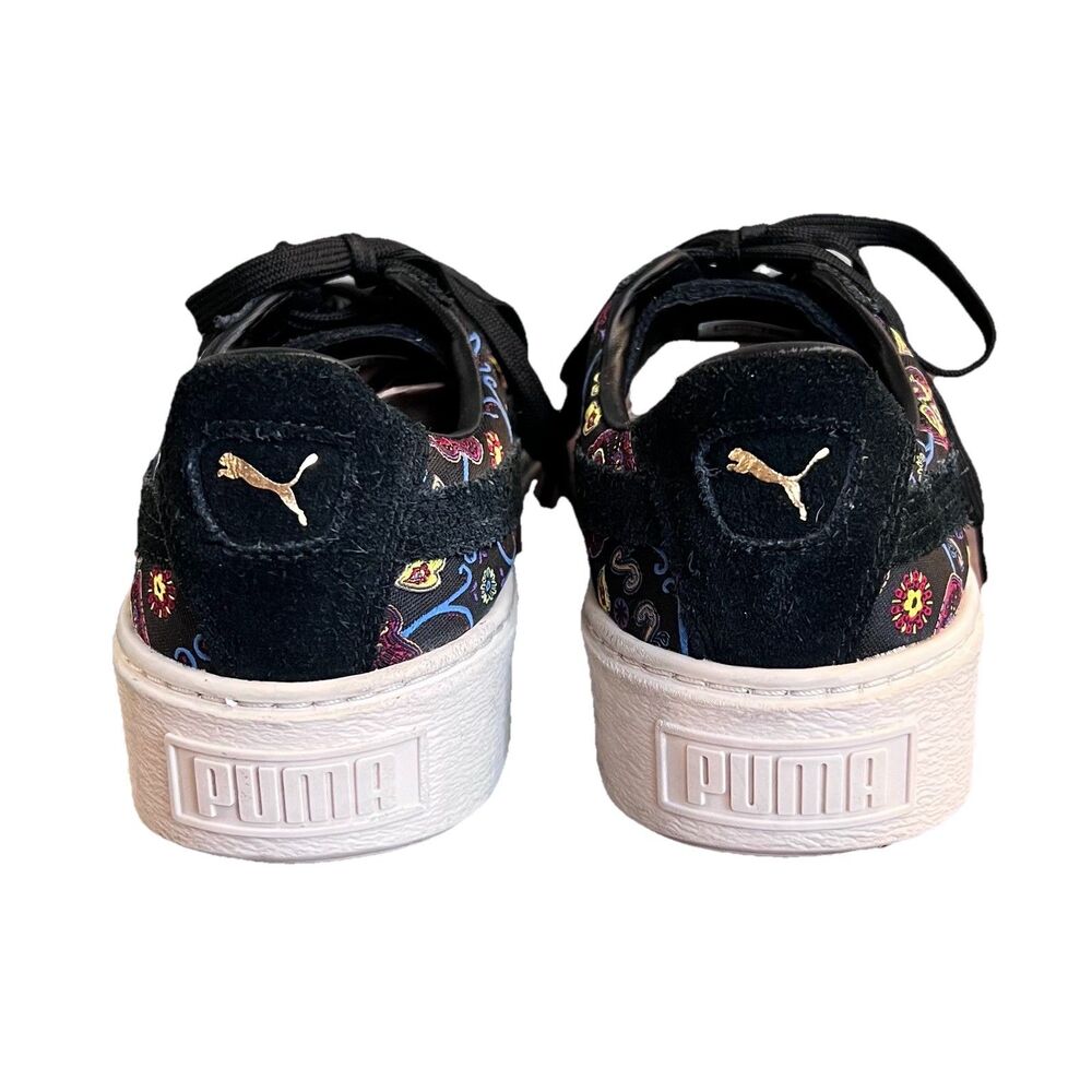 Puma Womens Basket Classic Day Of The Dead Multicolor Casual Sneakers Size 8.5 - Picture 5 of 13